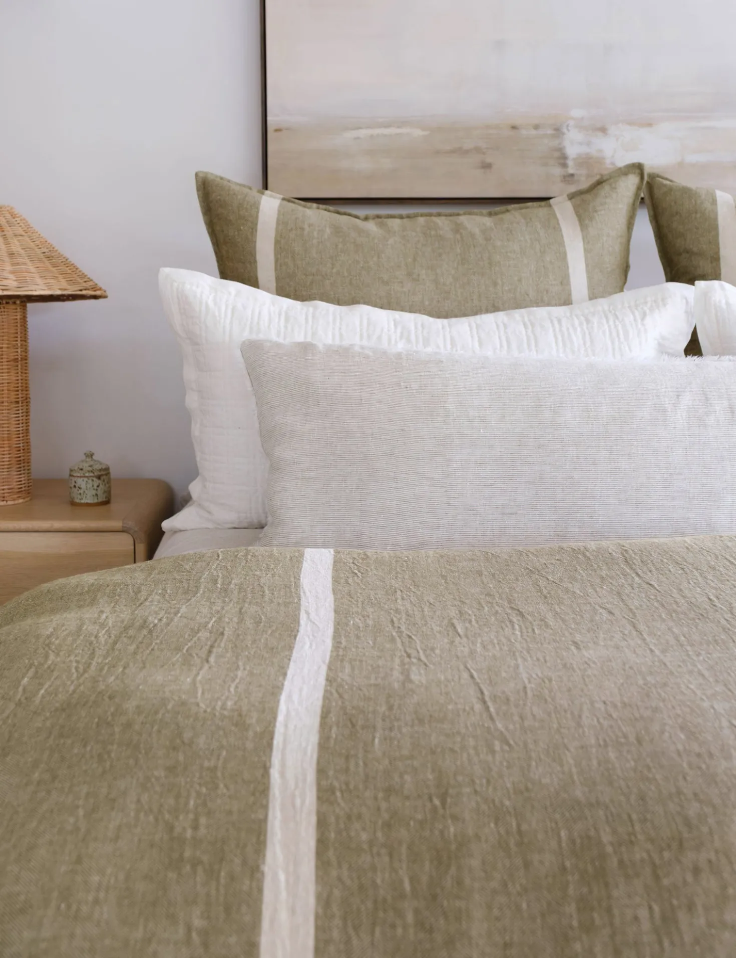 Rory Linen Duvet Cover by Pom Pom at Home