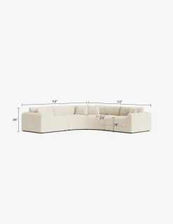 Rosado Modular Corner Sectional Sofa