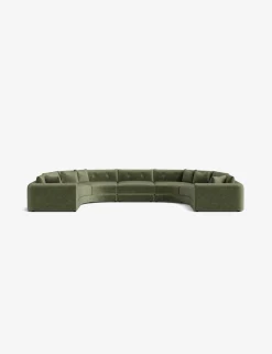 Rosado Modular U-Shaped Sectional Sofa