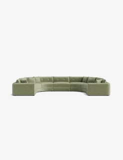 Rosado Modular U-Shaped Sectional Sofa