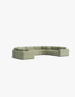 Rosado Modular U-Shaped Sectional Sofa