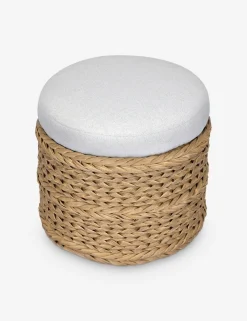Rowan Indoor / Outdoor Round Ottoman by Amber Lewis x Four Hands