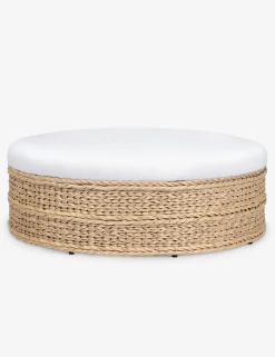 Rowan Indoor / Outdoor Round Ottoman by Amber Lewis x Four Hands