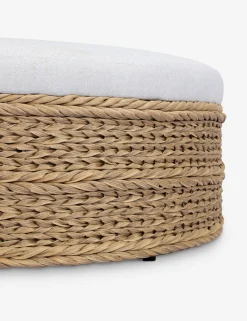 Rowan Indoor / Outdoor Round Ottoman by Amber Lewis x Four Hands