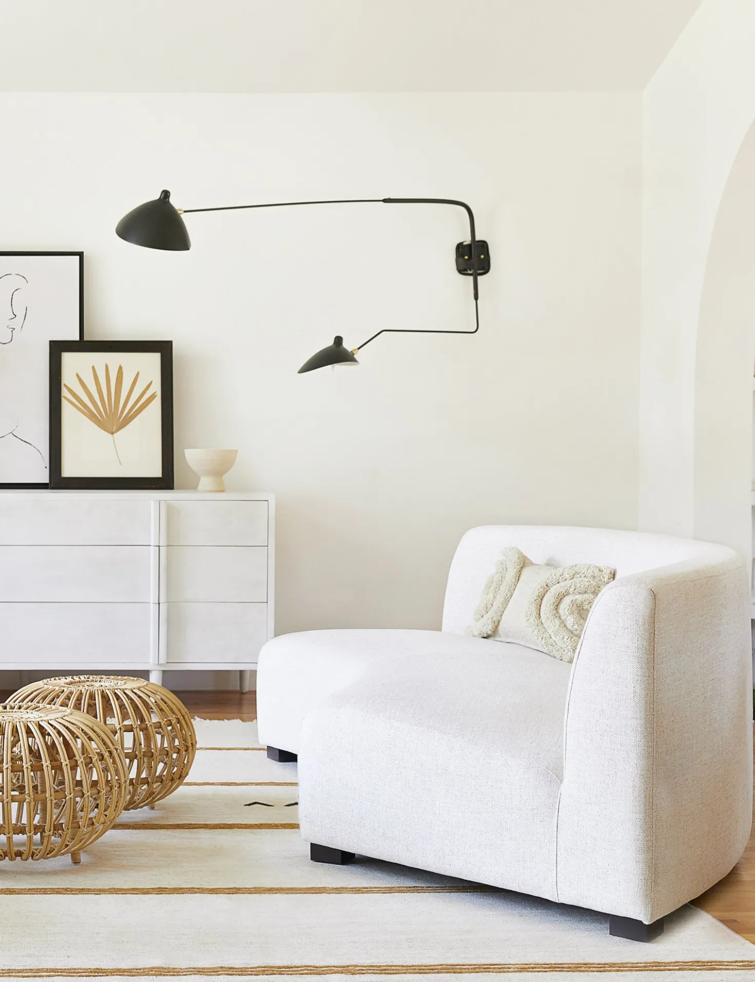 Saban Curved Sofa