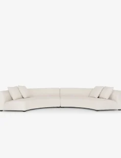 Saban 2-Piece Curved Sectional Sofa