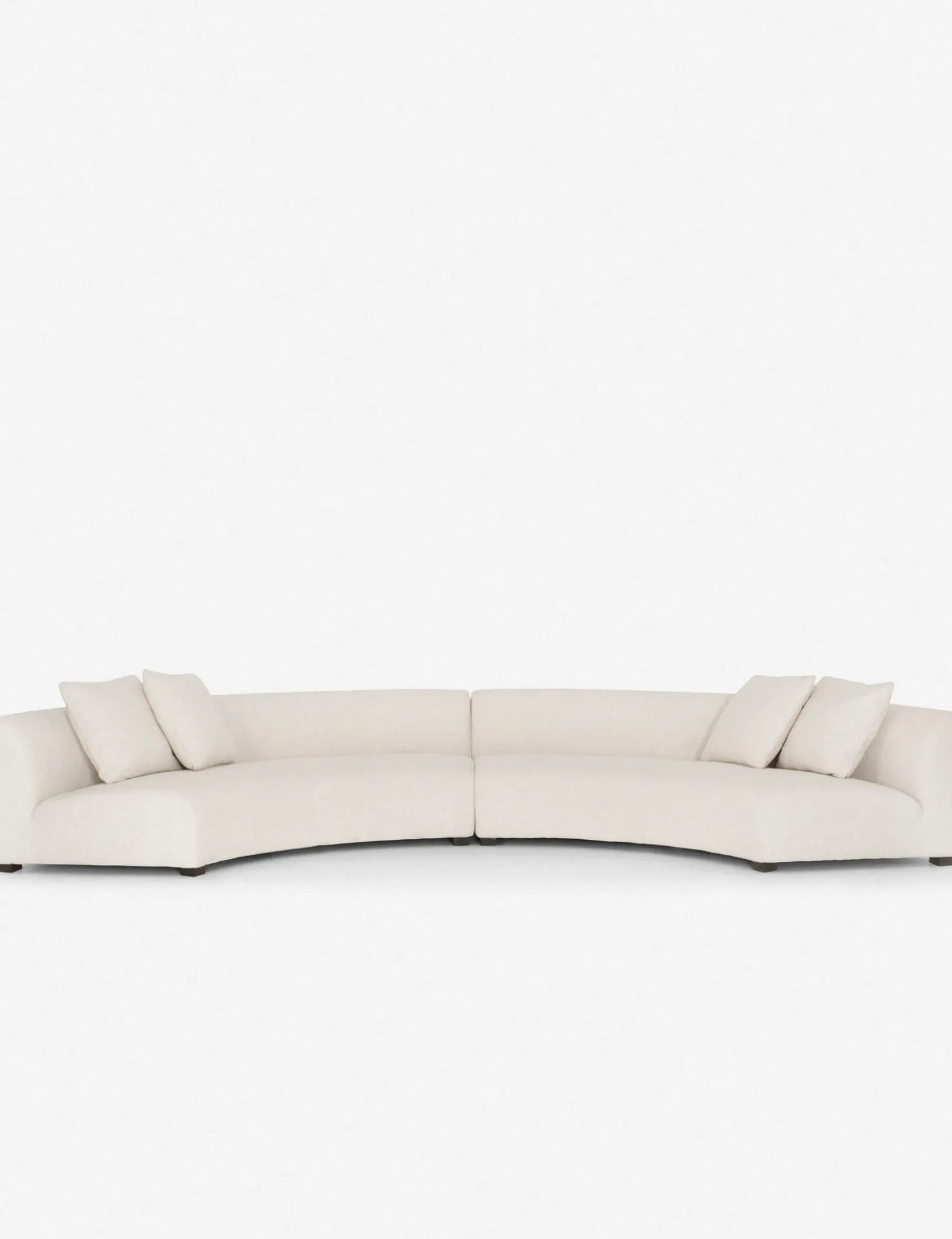 Saban 2-Piece Curved Sectional Sofa