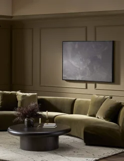 Saban 2-Piece Curved Sectional Sofa