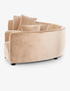 Saban 2-Piece Curved Sectional Sofa
