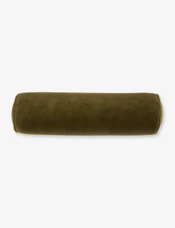 Sabine Velvet Bolster Pillow