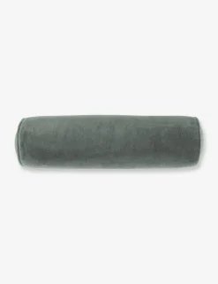 Sabine Velvet Bolster Pillow