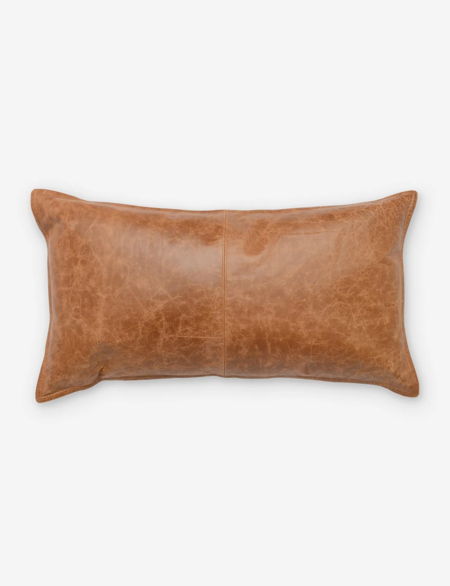 Sabrea Leather Lumbar Pillow