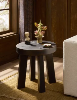 Sadira Round Side Table by Amber Lewis x Four Hands
