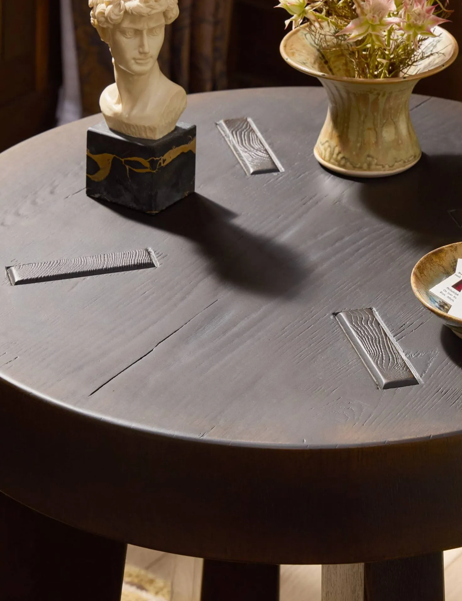 Sadira Round Side Table by Amber Lewis x Four Hands