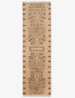 Saffron Hand-Knotted Wool Rug