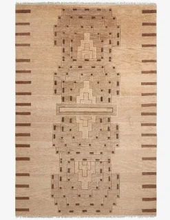 Saffron Hand-Knotted Wool Rug