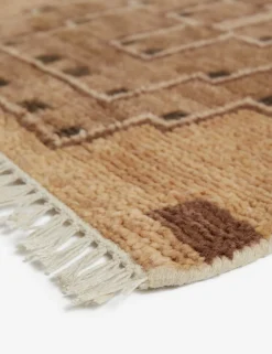 Saffron Hand-Knotted Wool Rug