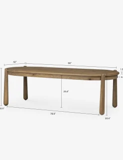 Salvador Oval Dining Table by Amber Lewis x Four Hands