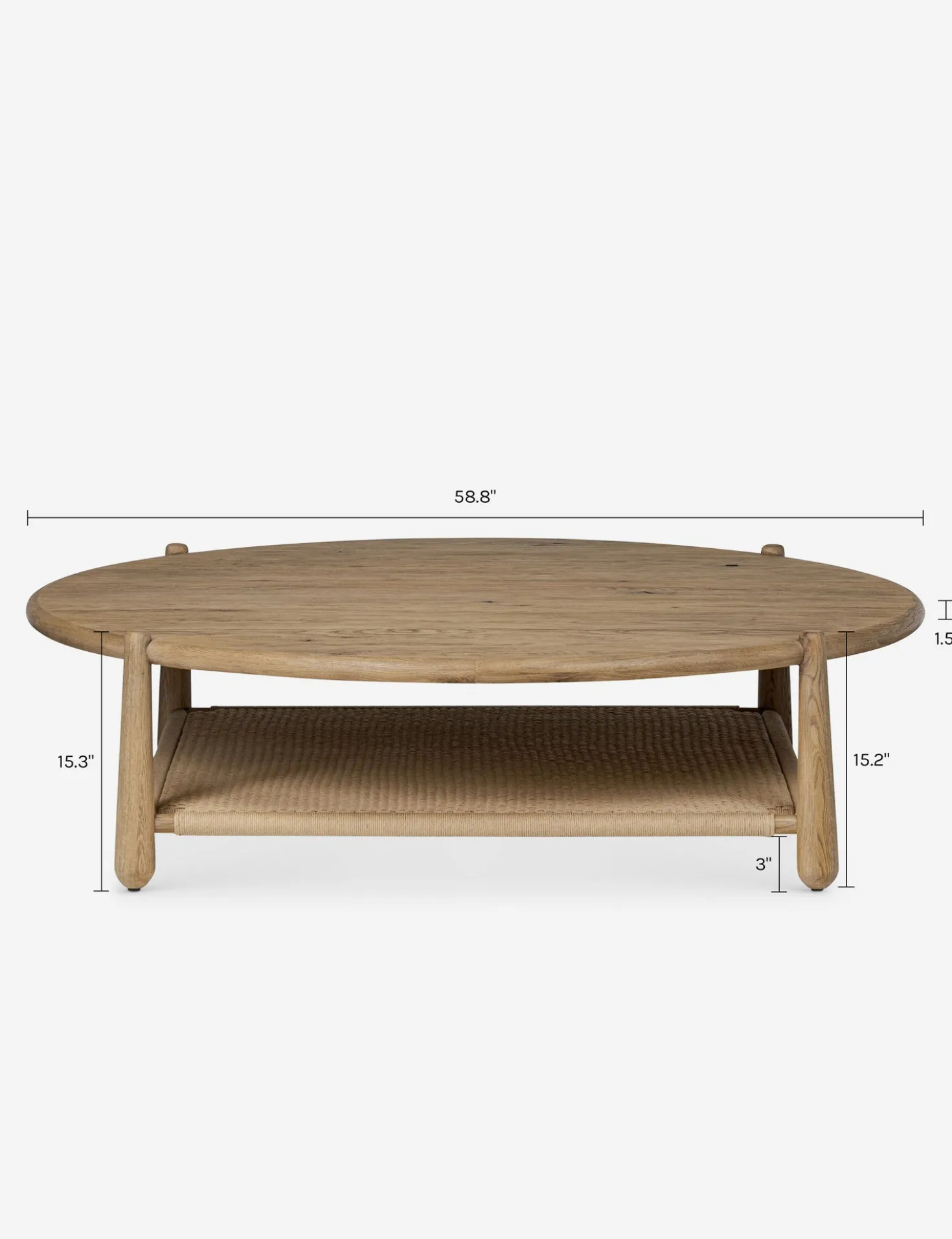 Salvador Round Coffee Table by Amber Lewis x Four Hands