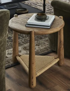 Salvador Round Side Table by Amber Lewis x Four Hands