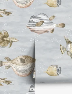 Scalamandre Oceanna Wallpaper by Sandberg