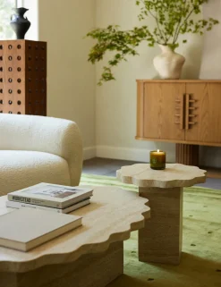 Scalloped Indoor / Outdoor Side Table by Sarah Sherman Samuel