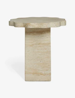 Scalloped Indoor / Outdoor Side Table by Sarah Sherman Samuel