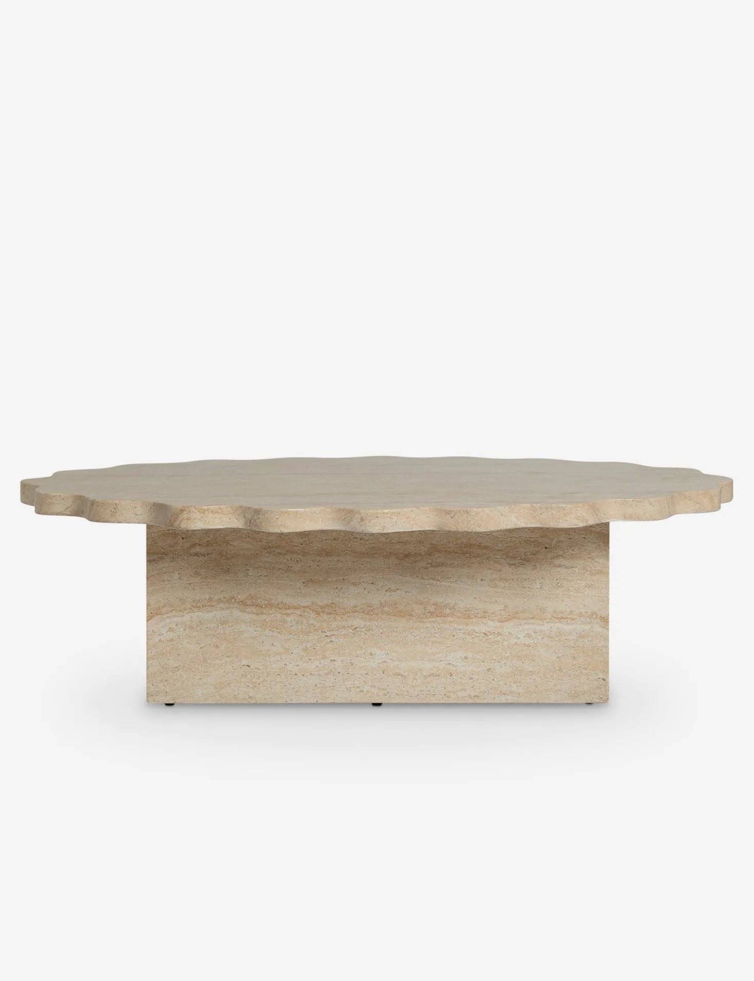 Scalloped Indoor / Outdoor Coffee Table by Sarah Sherman Samuel