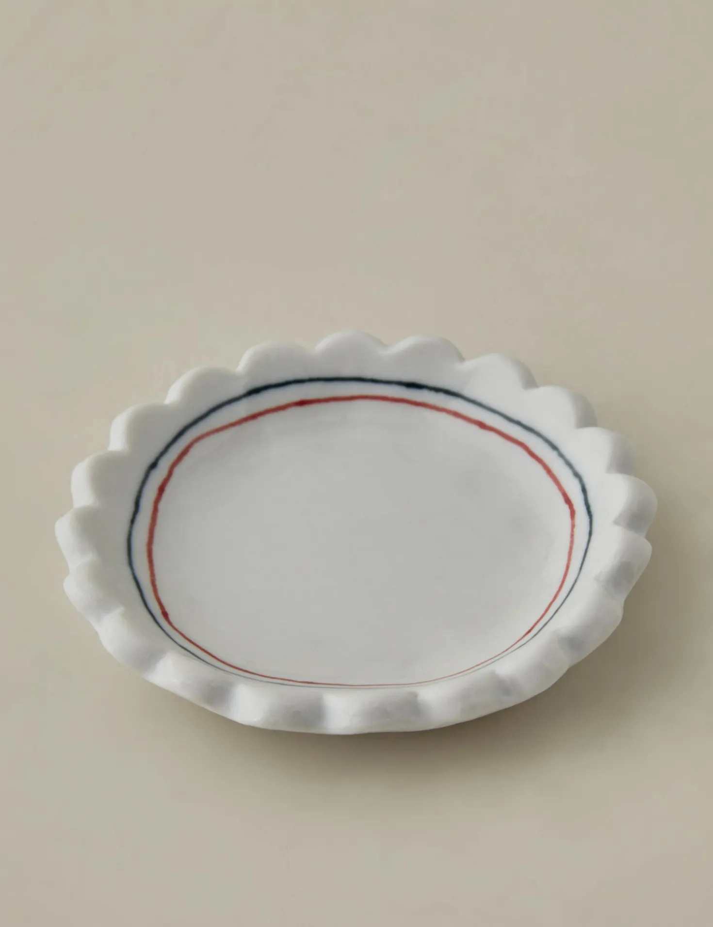Scalloped Salt Dish by Stephanie Dawn Matthias