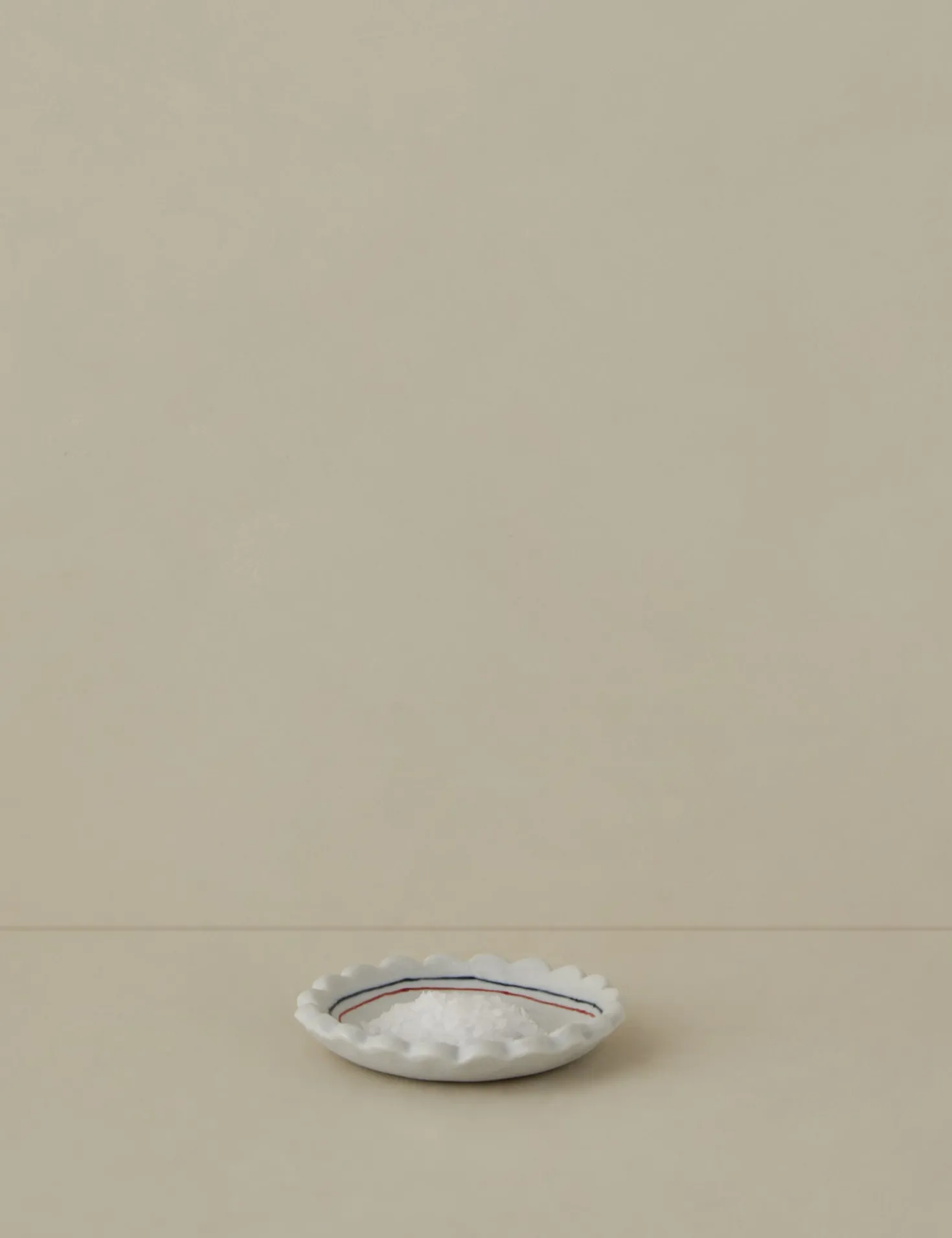 Scalloped Salt Dish by Stephanie Dawn Matthias