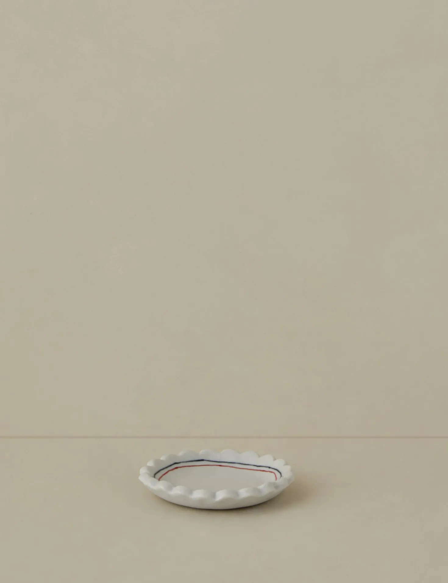 Scalloped Salt Dish by Stephanie Dawn Matthias