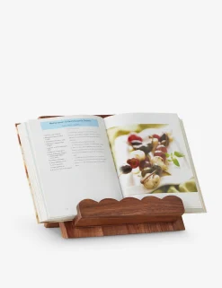 Scalloped Wood Book Stand by etúHOME