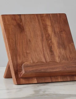 Scalloped Wood Book Stand by etúHOME