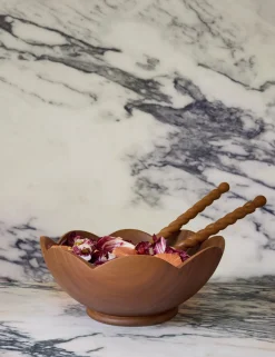 Scalloped Wood Bowl by Sarah Sherman Samuel