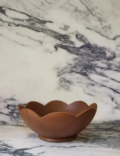 Scalloped Wood Bowl by Sarah Sherman Samuel