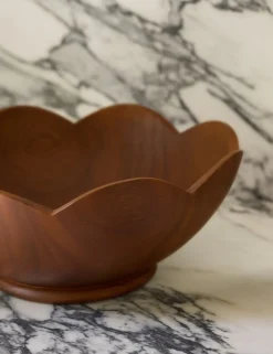 Scalloped Wood Bowl by Sarah Sherman Samuel