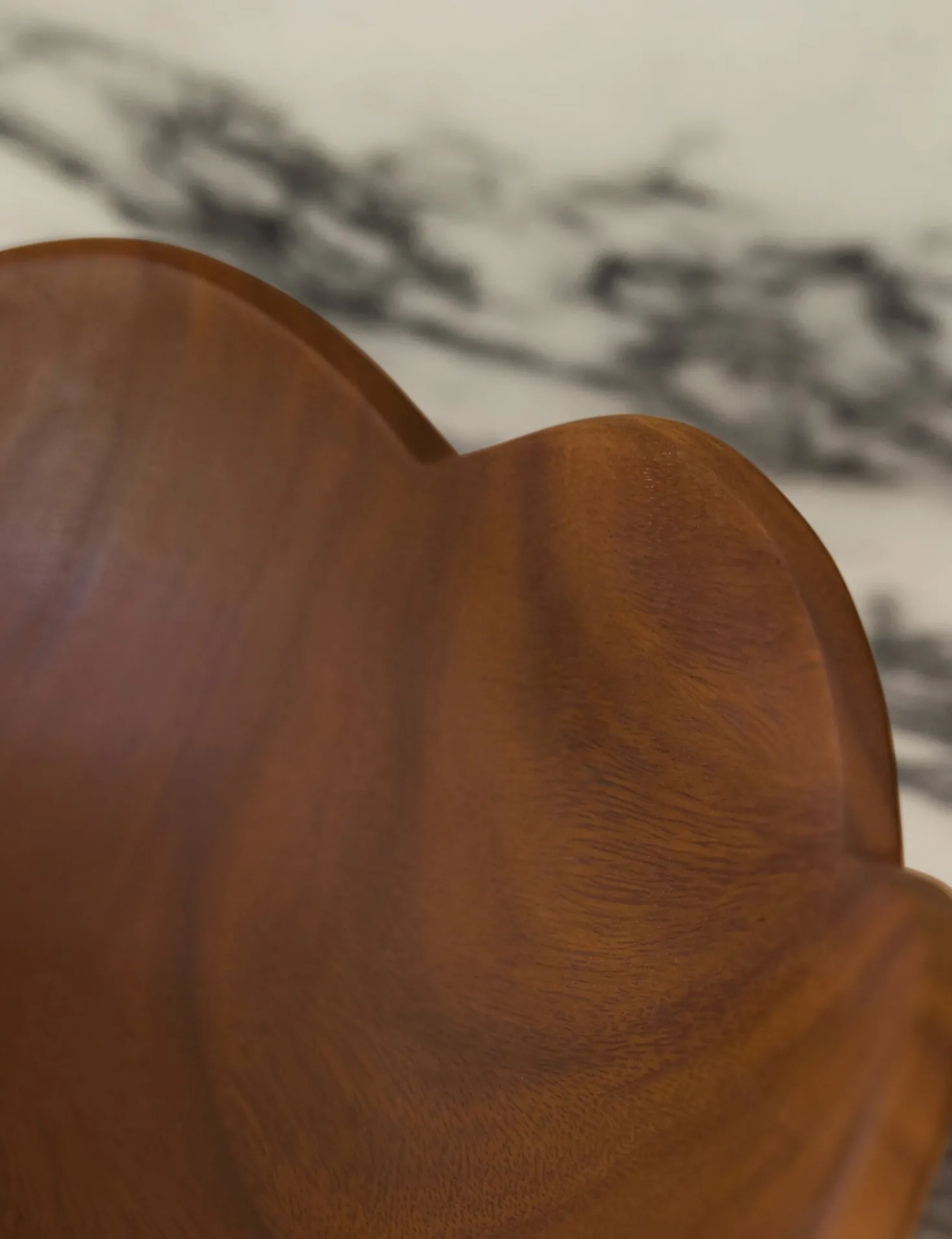 Scalloped Wood Bowl by Sarah Sherman Samuel