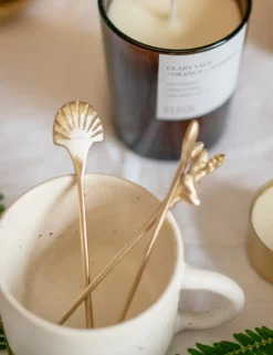 Seashell Stirrer (Set of 4) by Fleck