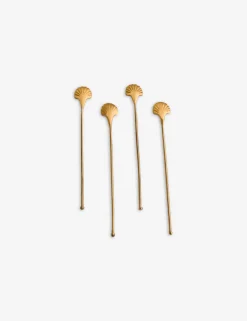 Seashell Stirrer (Set of 4) by Fleck