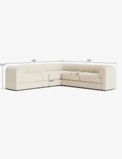 Sergio Modular Corner Sectional Sofa