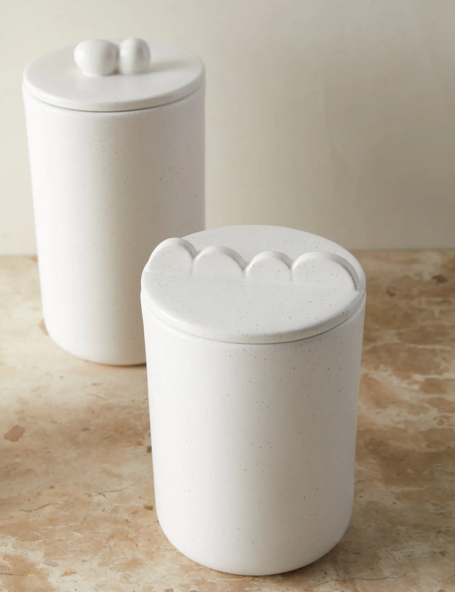 Shapeshifter Ceramic Canister (Set of 3) by Sarah Sherman Samuel
