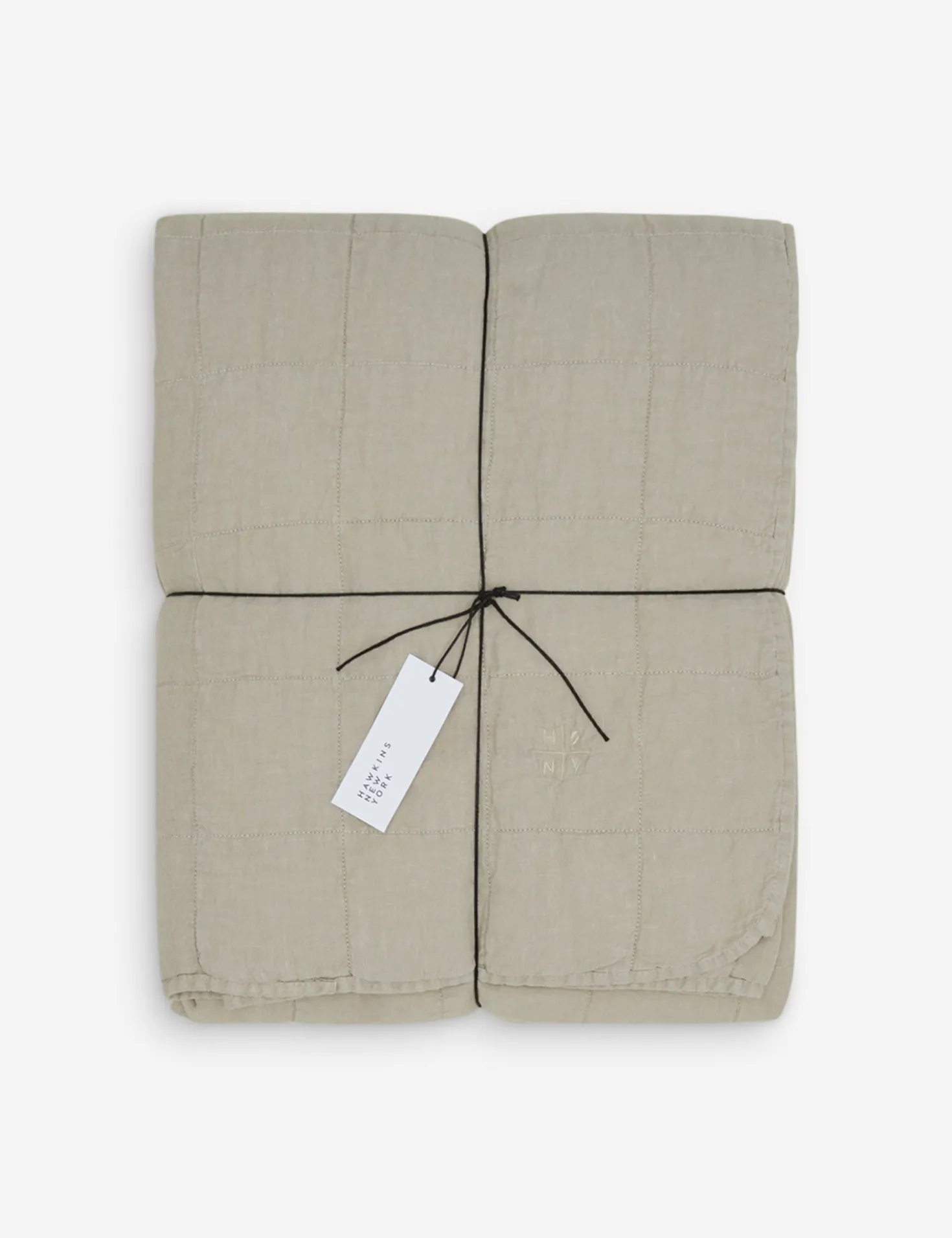 Simple Linen Quilt by Hawkins New York