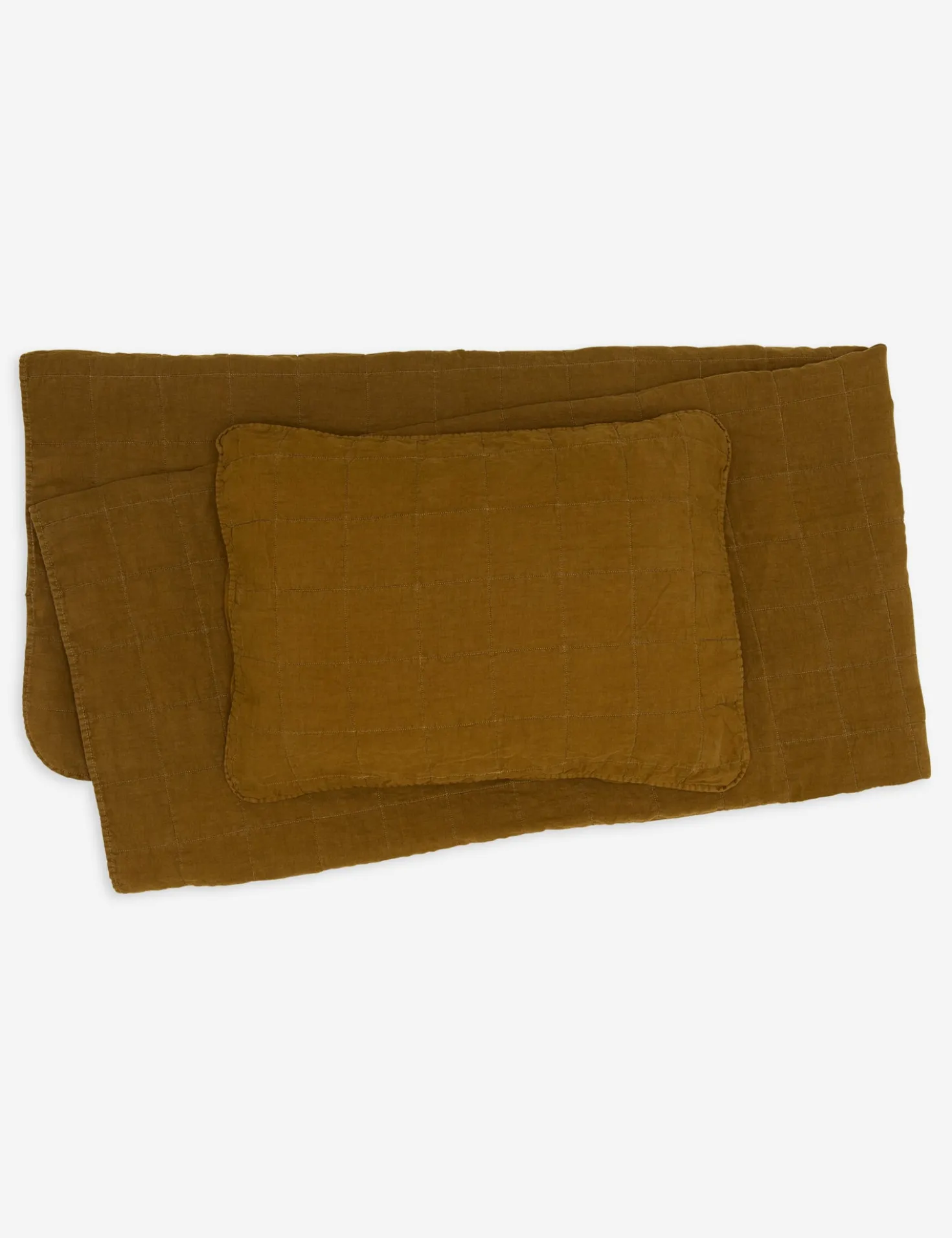 Simple Linen Quilt by Hawkins New York