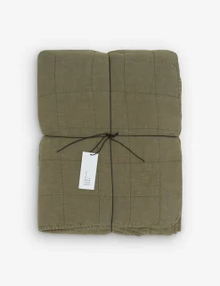 Simple Linen Quilt by Hawkins New York