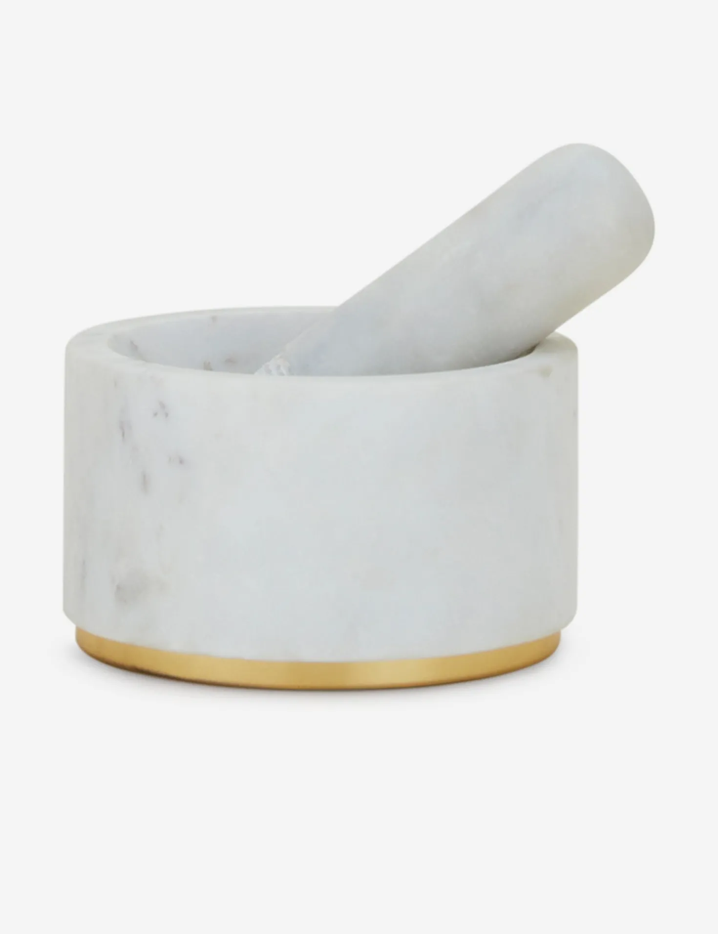 Simple Marble Mortar + Pestle by Hawkins New York