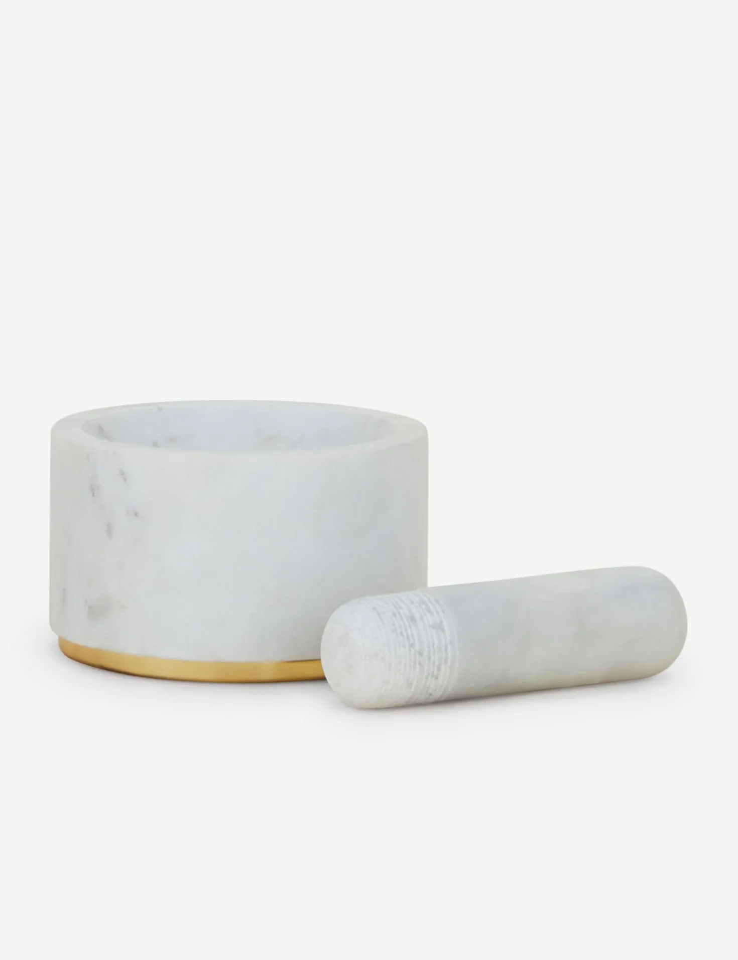 Simple Marble Mortar + Pestle by Hawkins New York