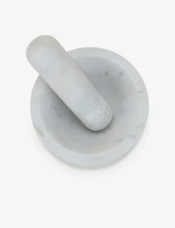 Simple Marble Mortar + Pestle by Hawkins New York
