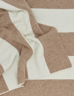Simple Striped Wool Throw by Hawkins New York