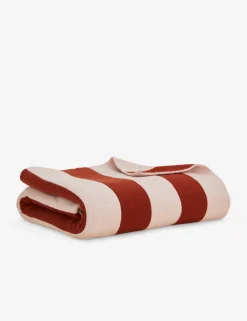 Simple Striped Wool Throw by Hawkins New York