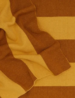 Simple Striped Wool Throw by Hawkins New York